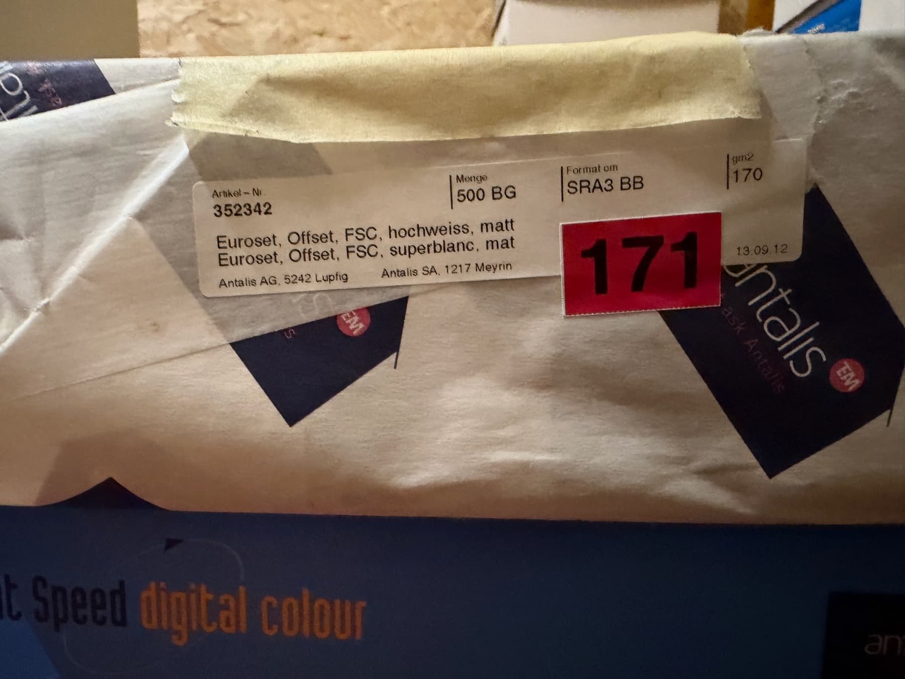 Euroset Offset FSC hochweiss matt