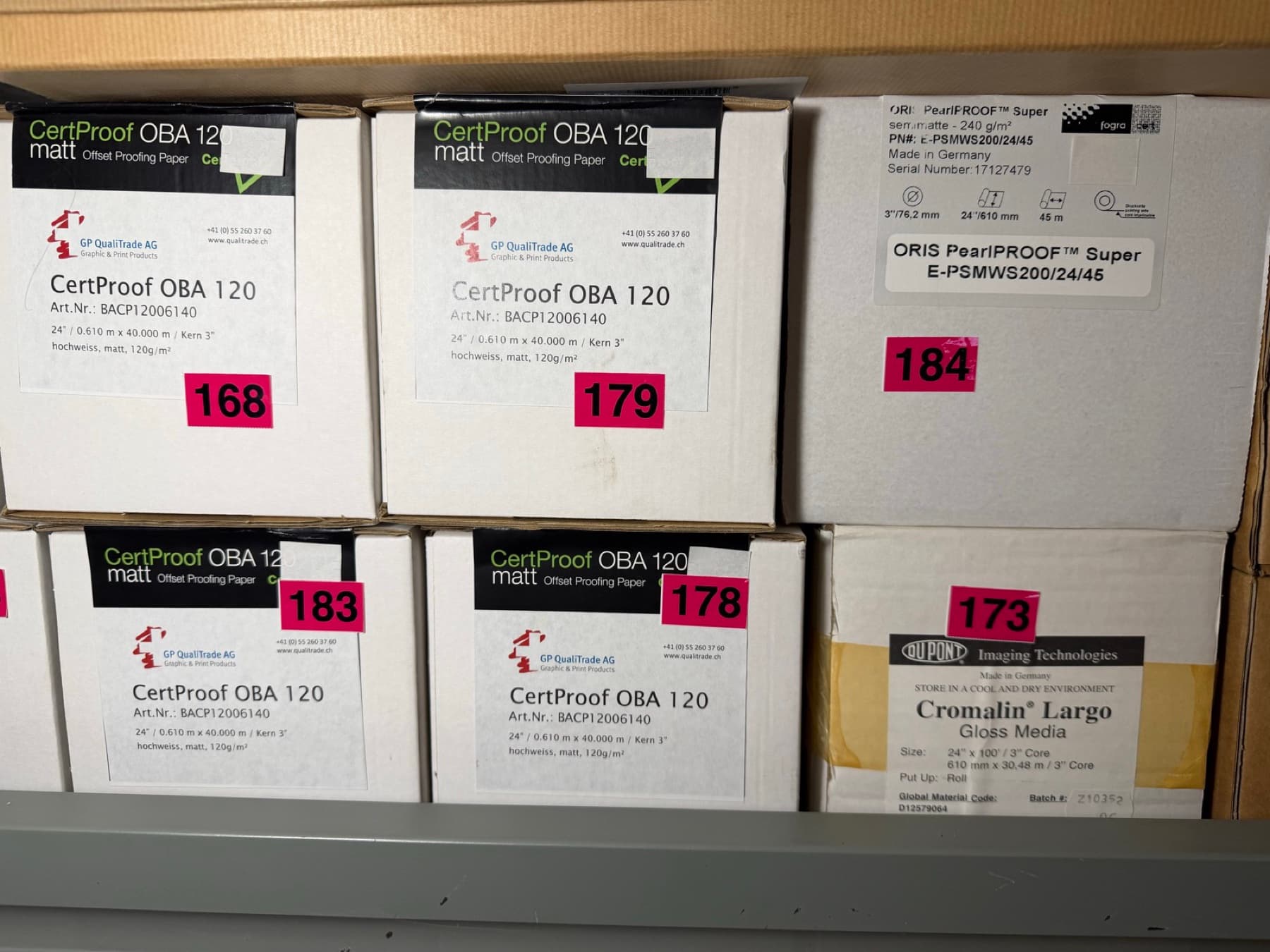 CertProof OBA 120 matt 24" 120gsm (40m roll)