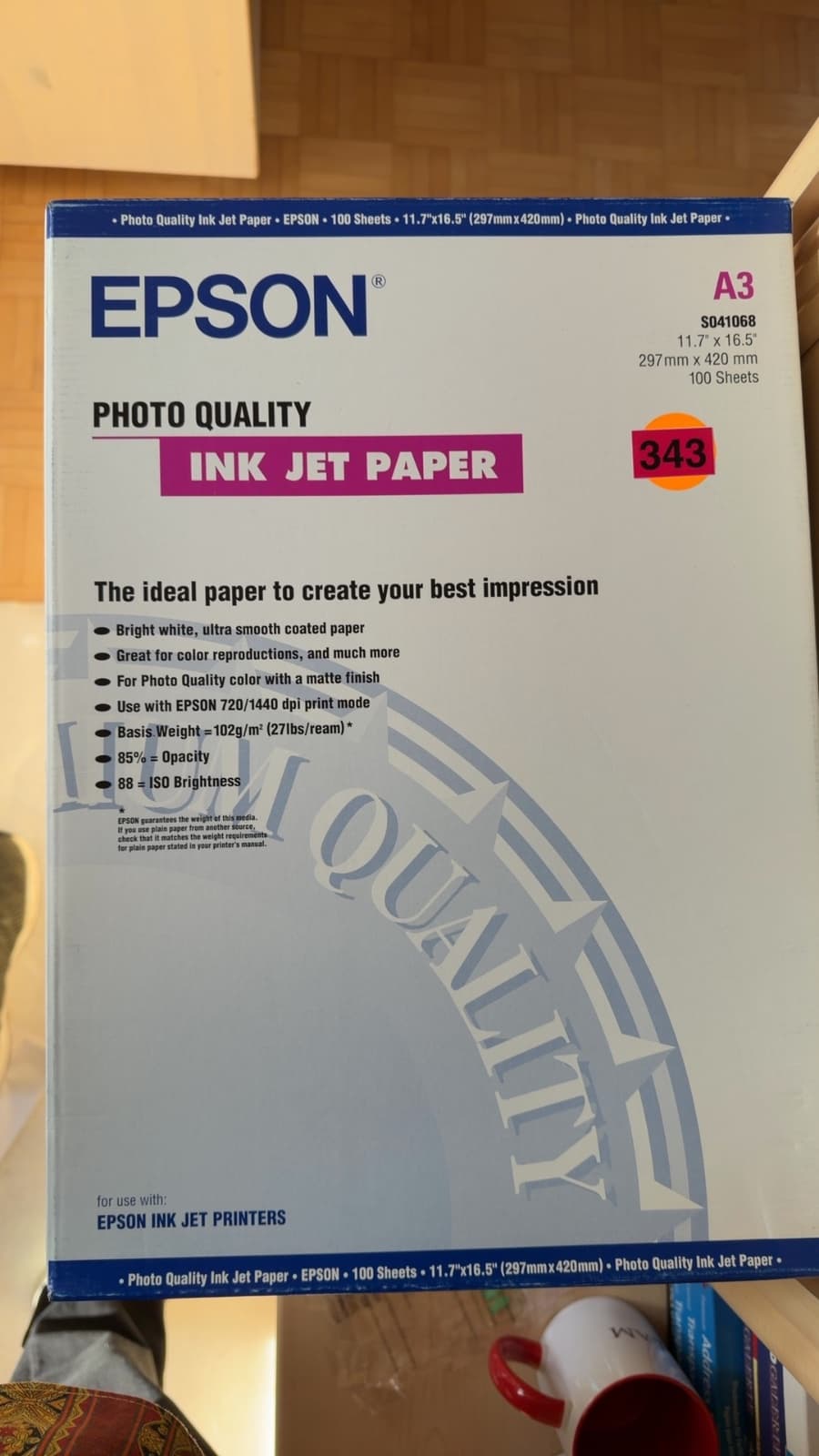 Photo Quality Ink Jet Paper
