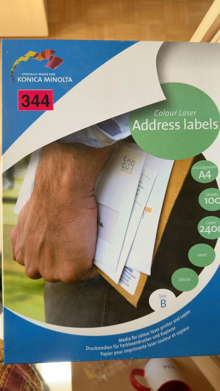 Colour Laser Address labels Type B