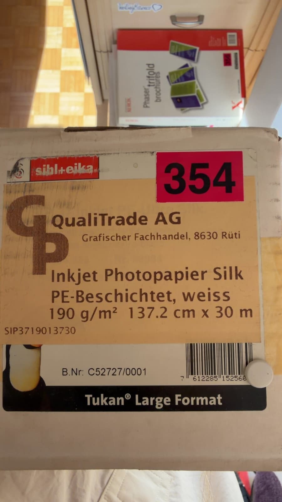 Inkjet Photopapier Silk PE-Beschichtet, weiss