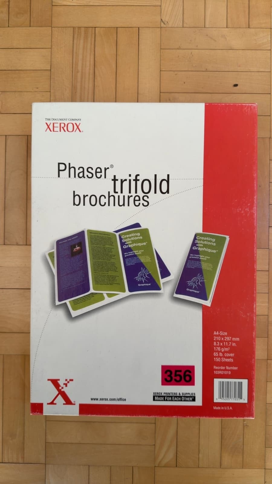 Phaser trifold brochures