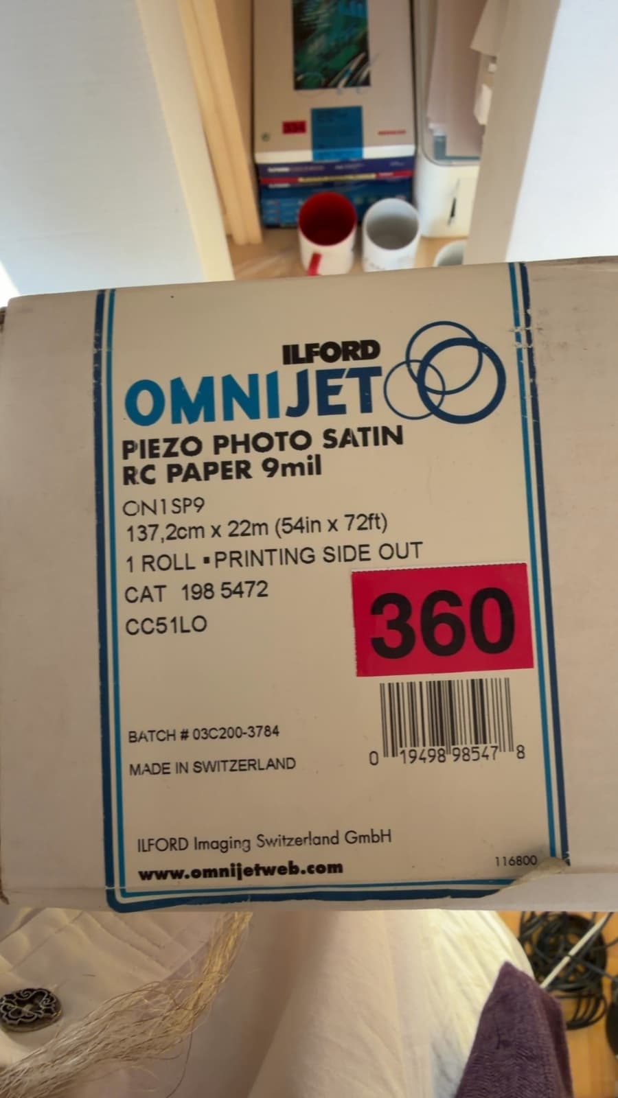 OMNIJET PIEZO PHOTO SATIN RC PAPER 9mil