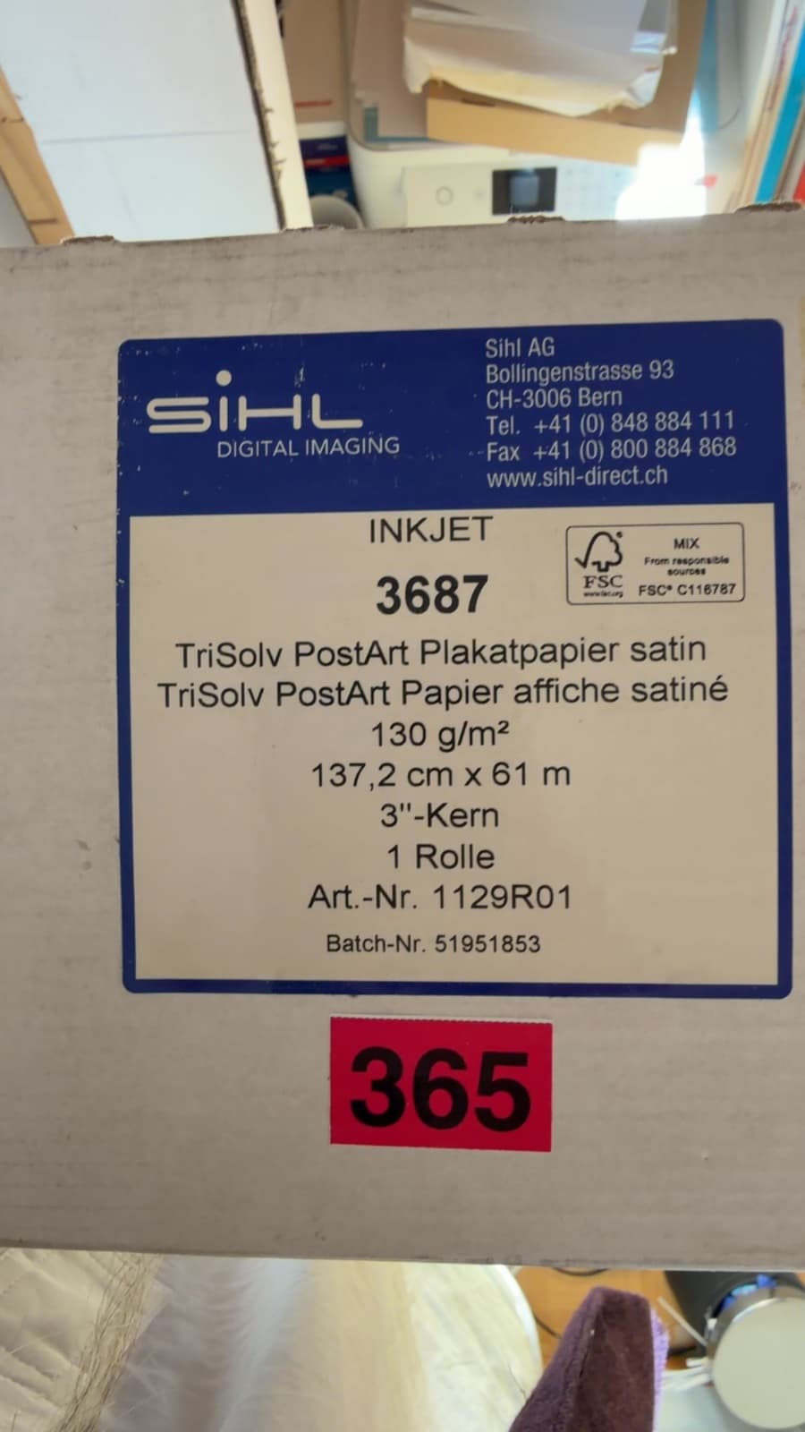 TriSolv PostArt Plakatpapier satin