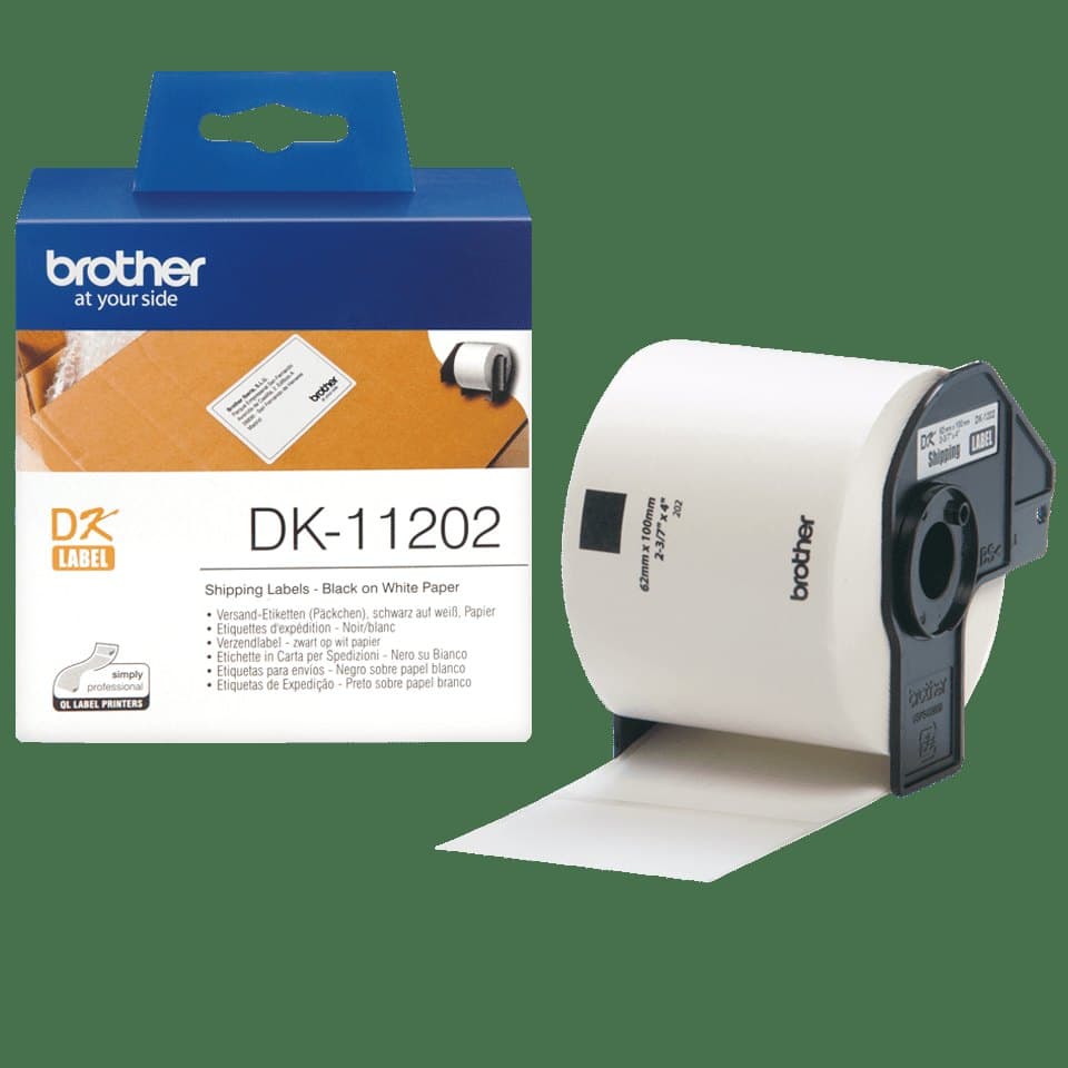 DK-11202 Shipping Labels (black on white)